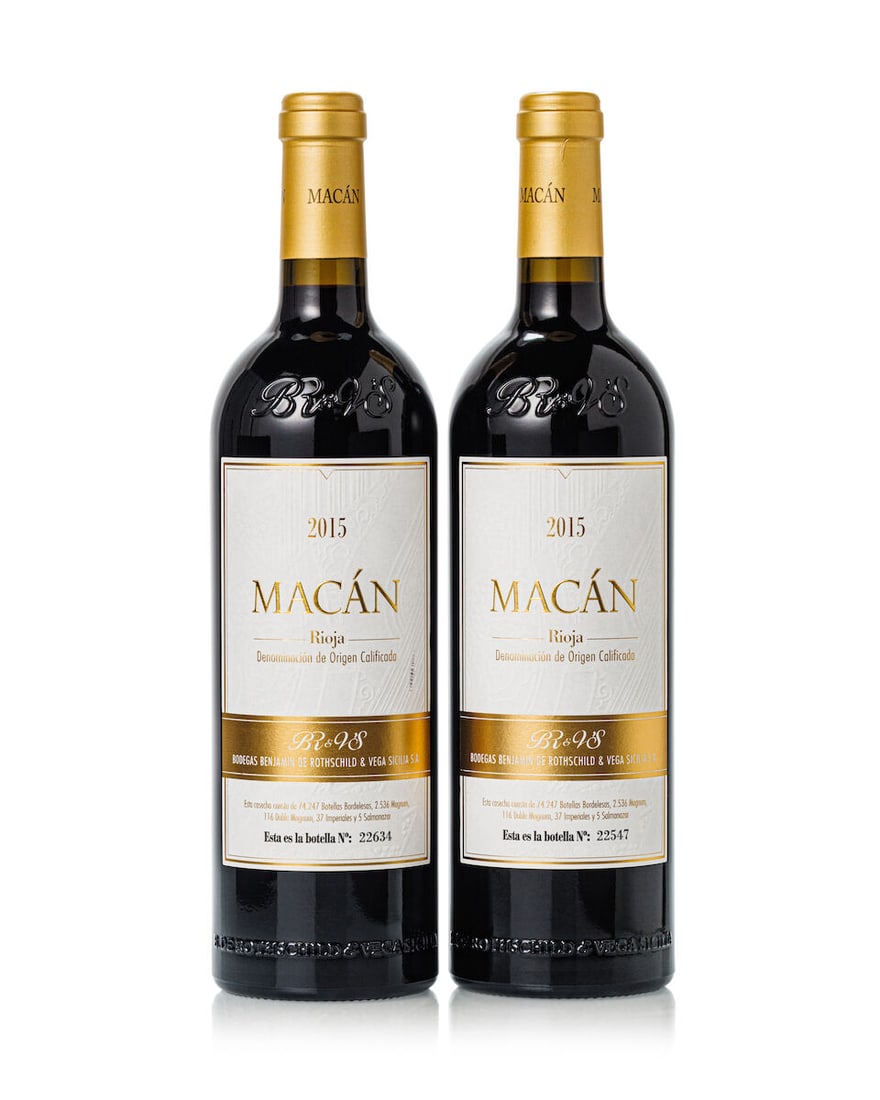 Benjamin de Rothschild & Vega Sicilia Mácan, 2015 (6x 750ml) (1 of 1)