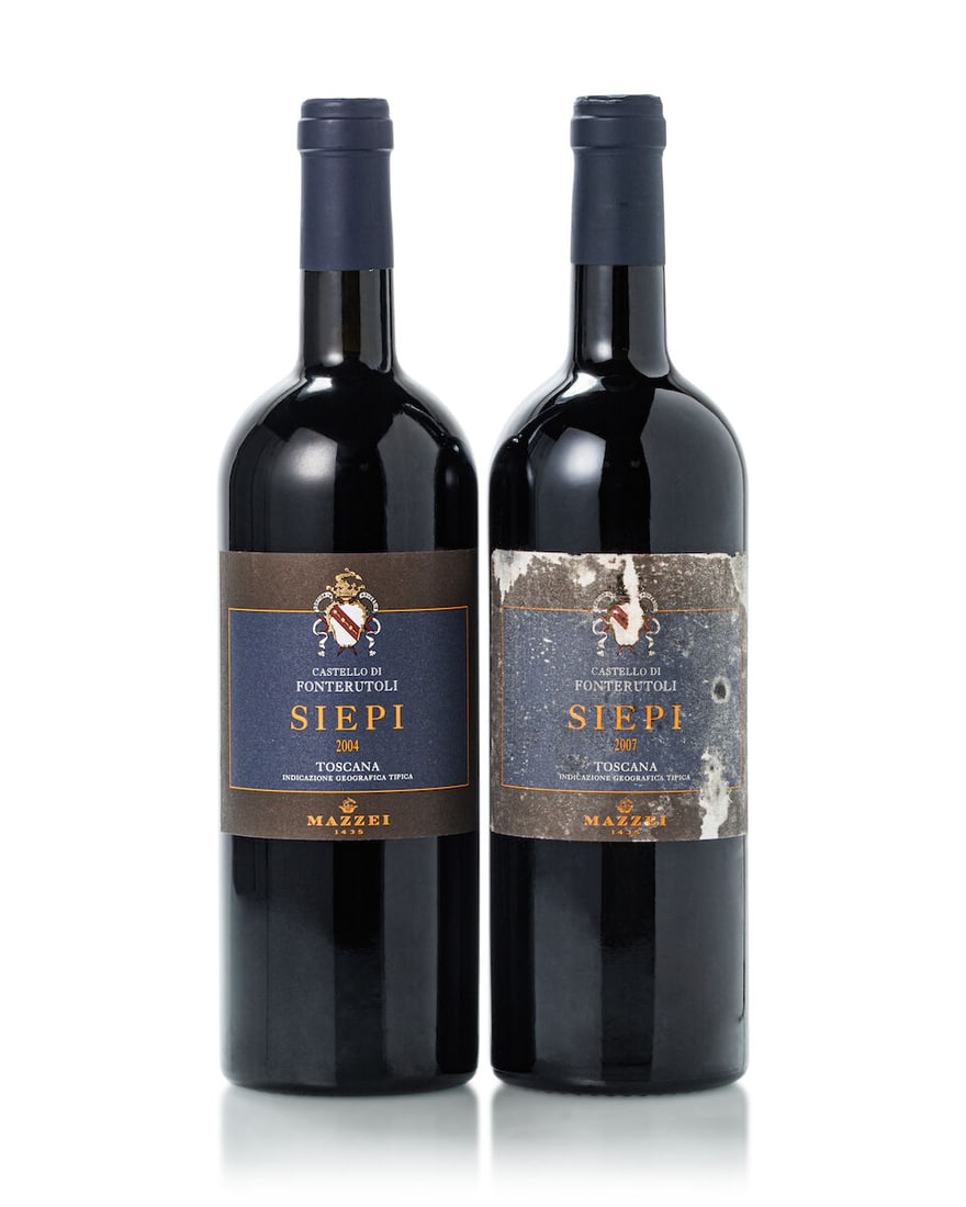 Marchesi Mazzei Siepi, 1996 (2x 750ml) Marchesi Mazzei Siepi, 1997 (1x 750ml) Marchesi Mazzei ... - 2