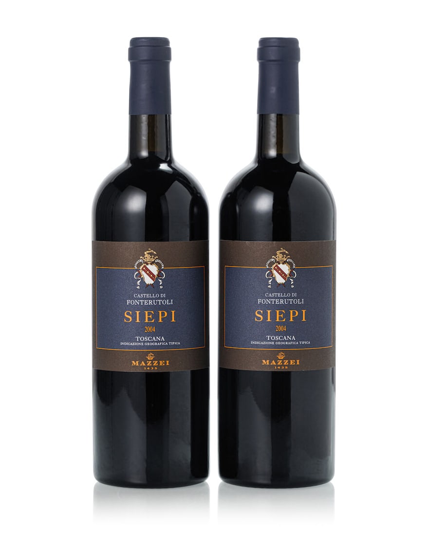 Marchesi Mazzei Siepi, 2004 (6x 750ml): Marchesi Mazzei Siepi, 2004 (6x 750ml) Region: Italy Lot to be sold without reserve. For further information on this lot please visit Bonhams.com For further information about this lot please visit