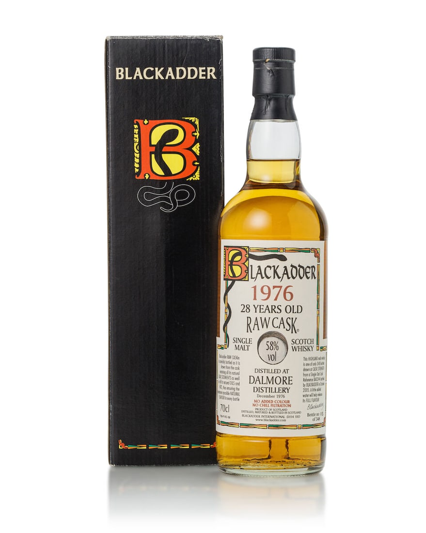 Dalmore 28 Year Old Blackadder Raw Cask #244, 1976 (1x 700ml): Dalmore 28 Year Old Blackadder Raw Cask #244, 1976 (1x 700ml) Region: Highland Fill Level: into neck Label: good label Packaging: scuffed and creased original carton Miscellaneous: natural cask