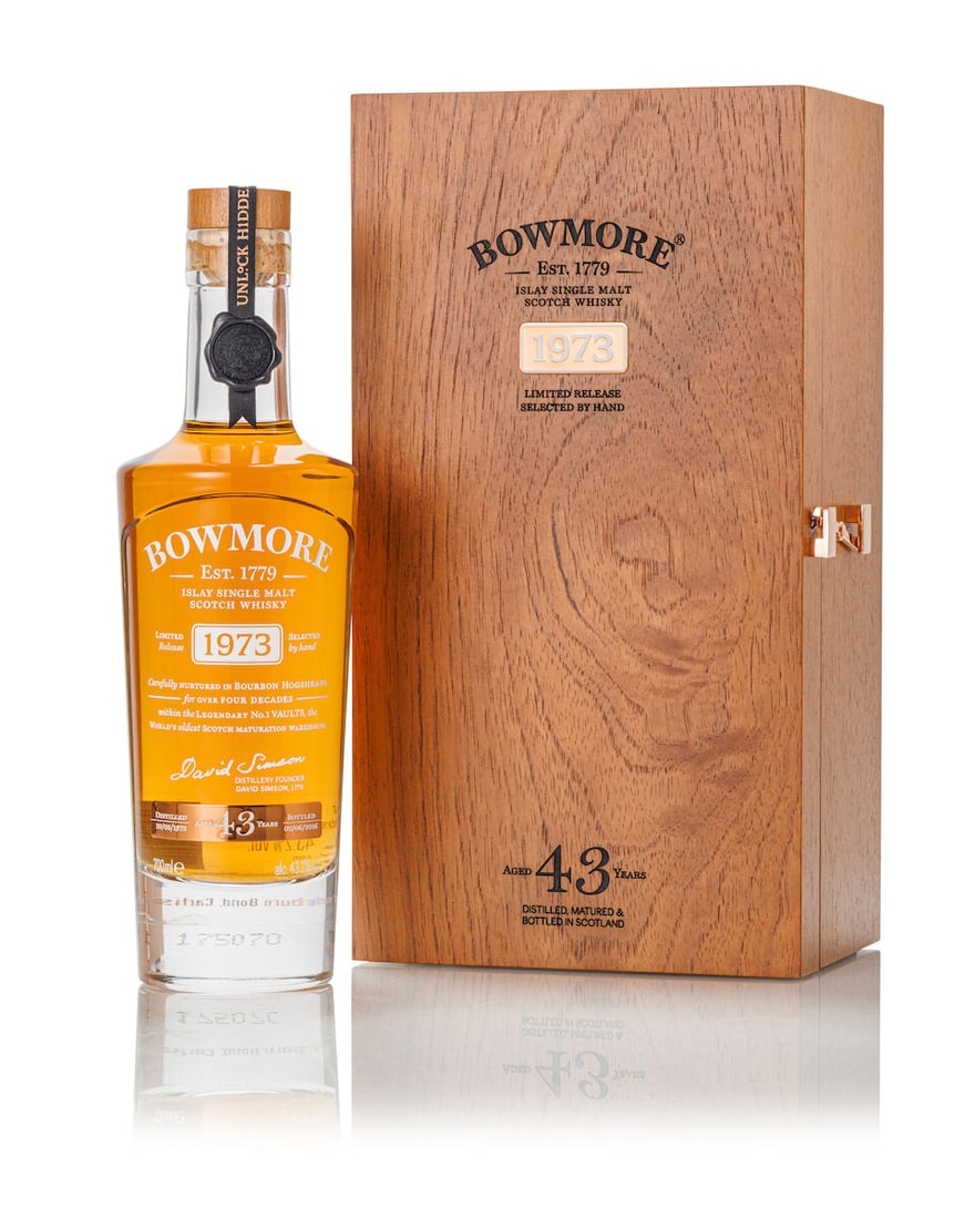 Bowmore 43 Year Old, 1973 (1x 700ml) (1 of 2)