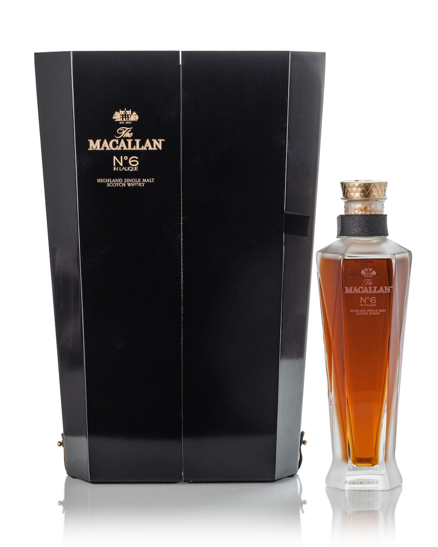 The Macallan N°6. In Lalique, NV (1x 700ml) - 2