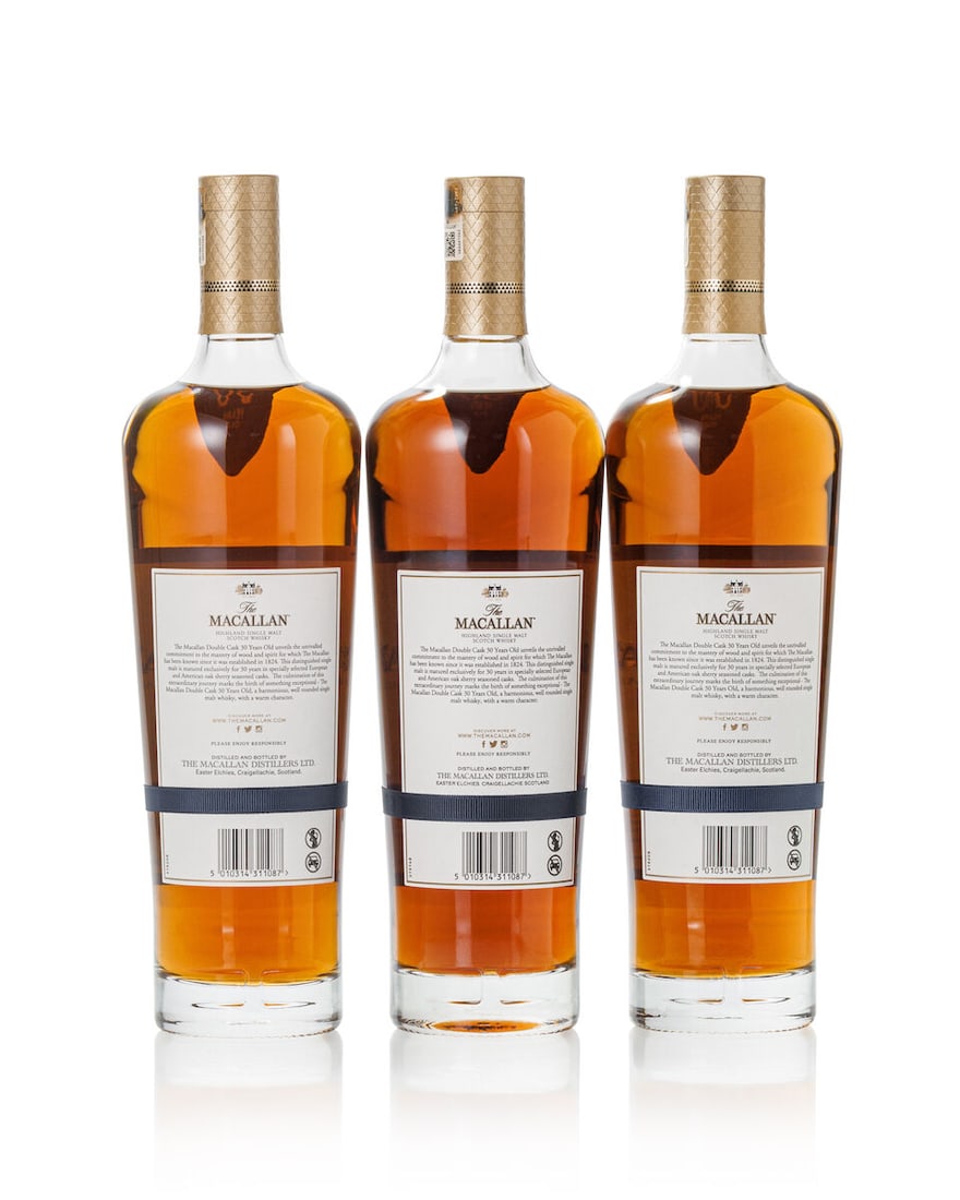 The Macallan 30 Year Old Double Cask 2022 Release, NV (3x 700ml) - 2