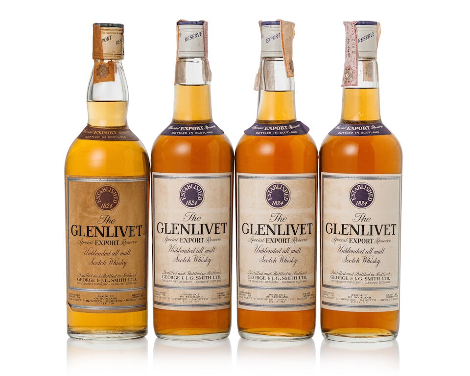 Glenlivet Special Export Reserve (4x 750ml) (1 of 3)
