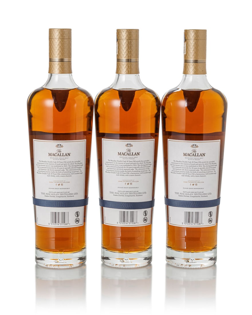 The Macallan 30 Year Old Double Cask 2022 Release, NV (3x 700ml) - 2