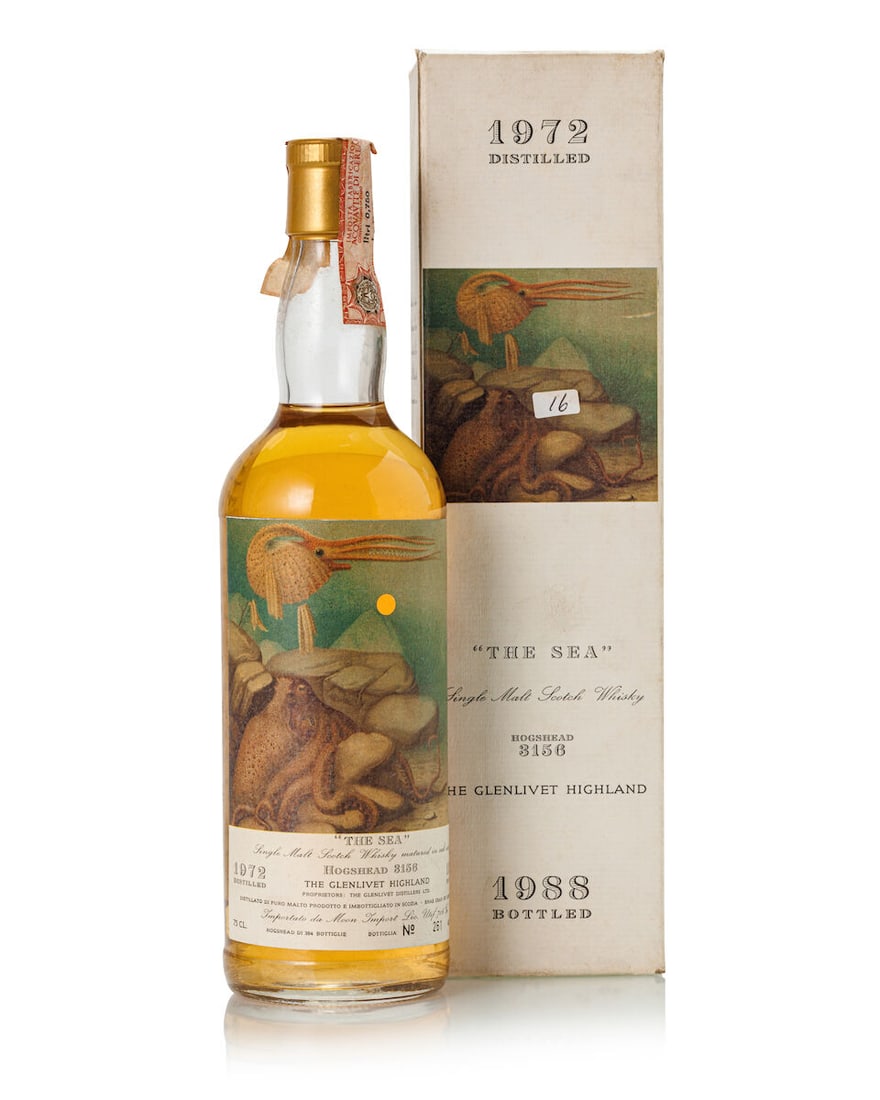 Glenlivet 'The Sea' Cask #3156, 1972 (1x 750ml) (1 of 3)