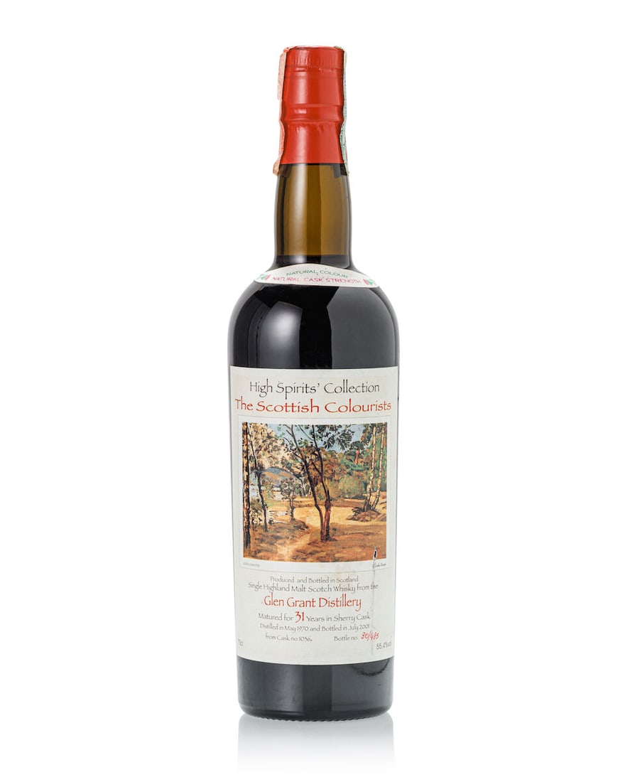 Glen Grant 31 Year Old Cask # 1036 The Scottish Colourists, 1970 (1x 750ml) (1 of 3)