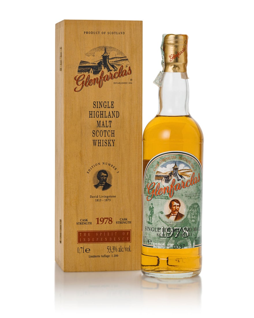 Glenfarclas The Spirit Of Independence Edition 3 - David Livingstone, 1978 (1x 700ml) (1 of 3)