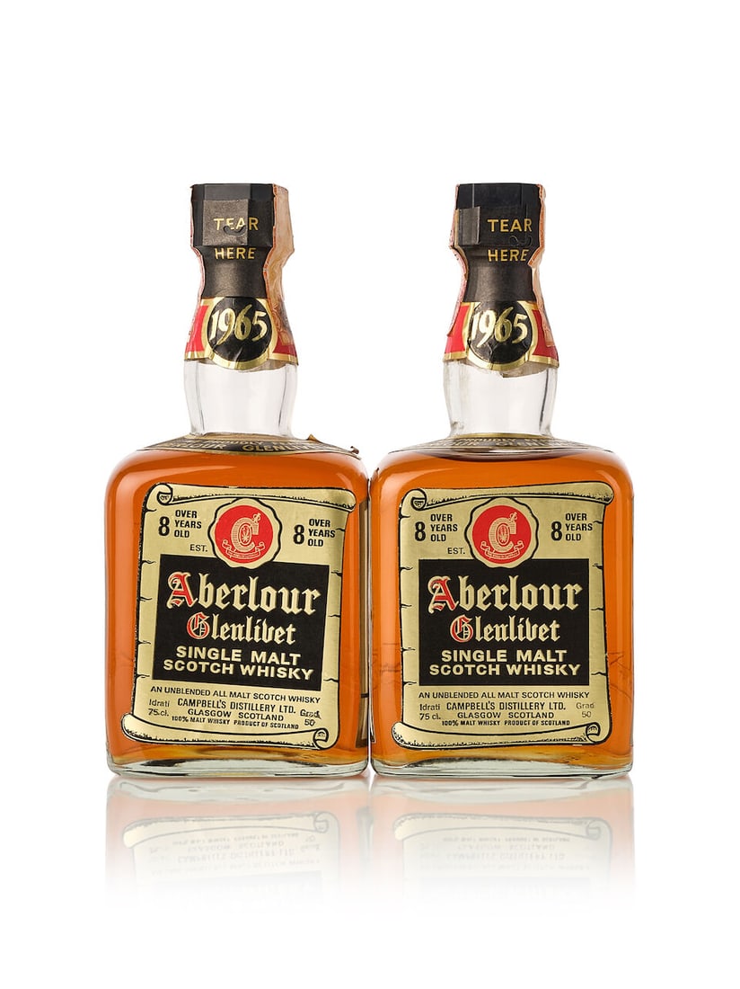 Aberlour-Glenlivet Over 8 Years Old, 1965 (2x 750ml) (1 of 3)