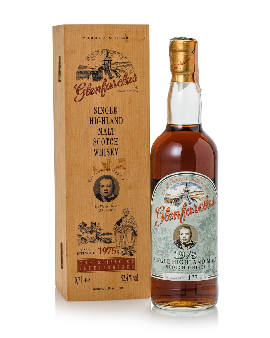 Glenfarclas The Spirit Of Independence Edition 7 - Sir Walter Scott, 1978 (1x 700ml) (1 of 3)