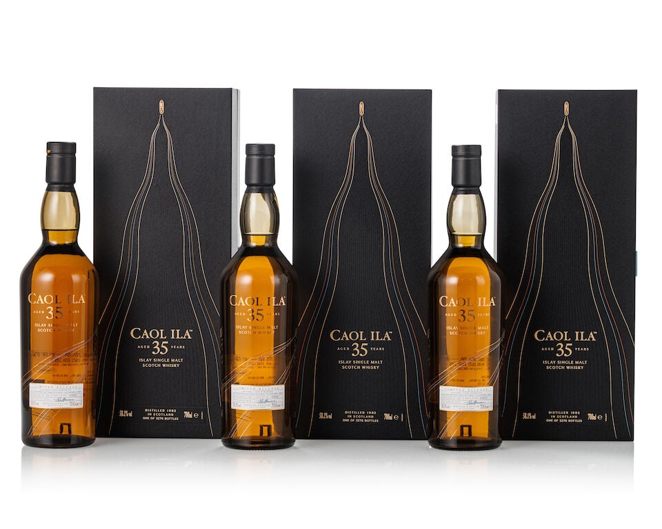 Caol Ila 35 Year Old, 1982 (3x 700ml) (1 of 2)