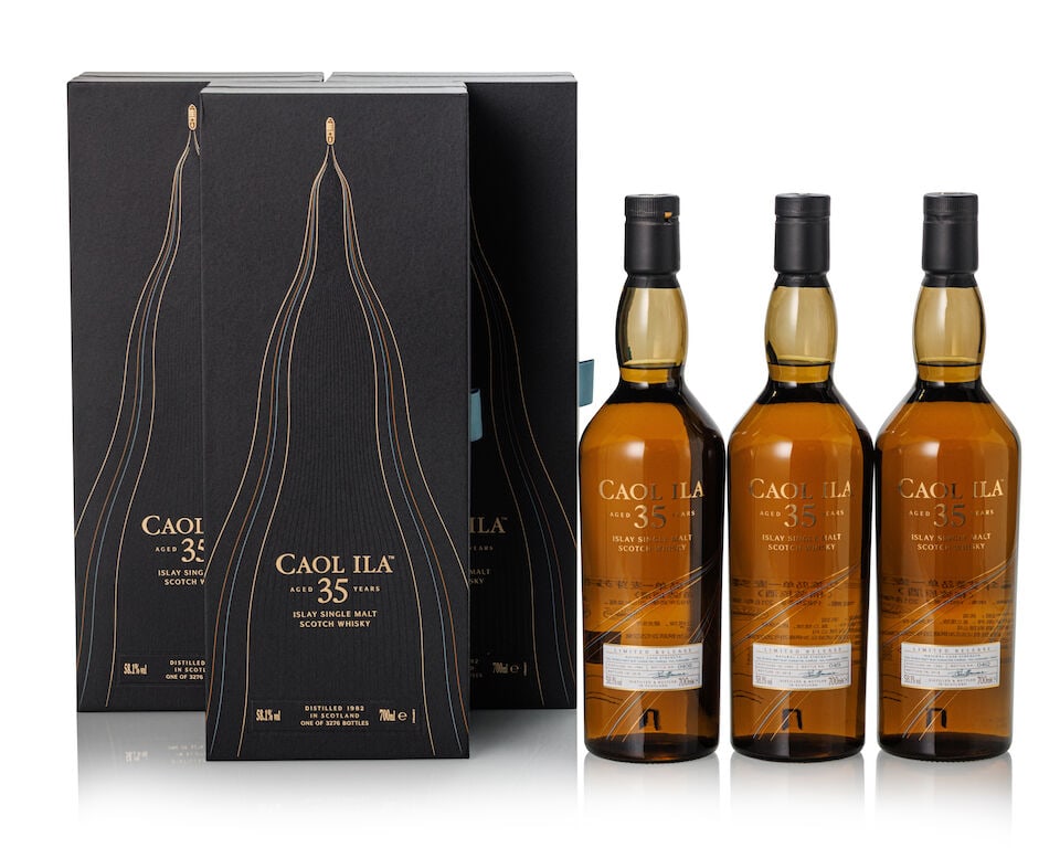 Caol Ila 35 Year Old, 1982 (3x 700ml) (1 of 3)