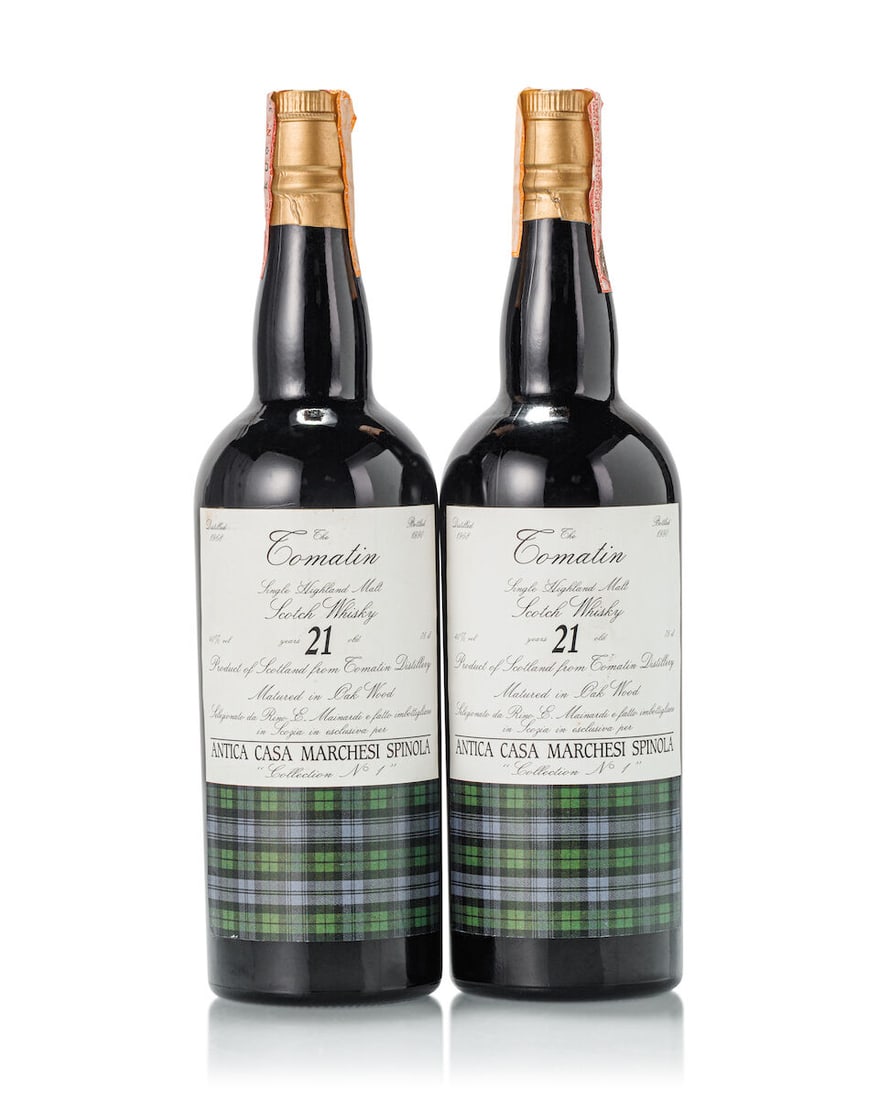 Tomatin 21 Year Old Spinola Collection No. 1, 1968 (2x 750ml) (1 of 3)