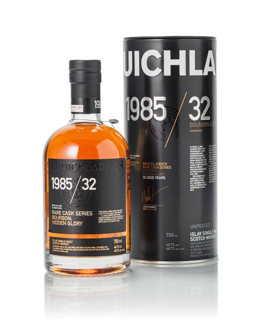 Bruichladdich 32 Year Old Hidden Glory, 1985 (1x 700ml) (1 of 3)