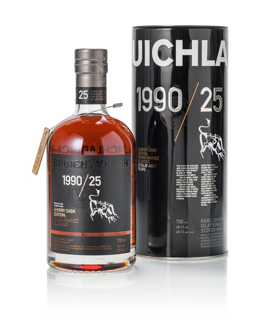 Bruichladdich 25 Year Old Sherry Cask Edition, 1990 (1x 700ml) (1 of 3)
