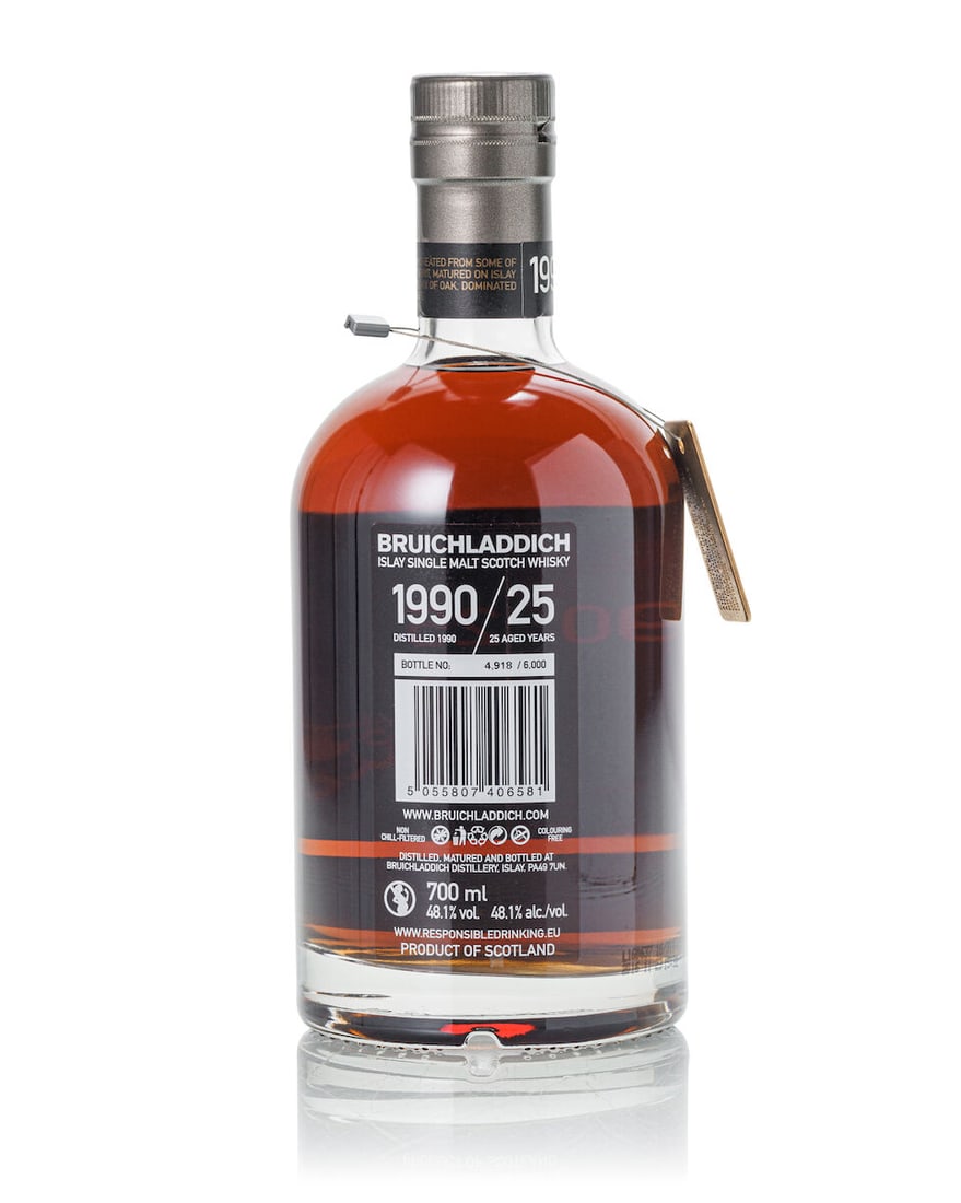 Bruichladdich 25 Year Old Sherry Cask Edition, 1990 (1x 700ml) - 2
