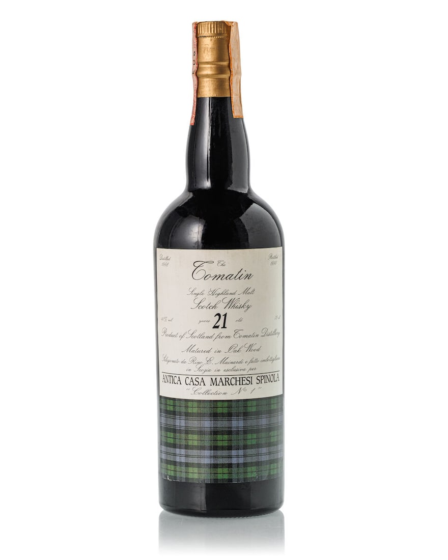Tomatin 21 Year Old Spinola Collection No. 1, 1968 (1x 750ml) (1 of 3)