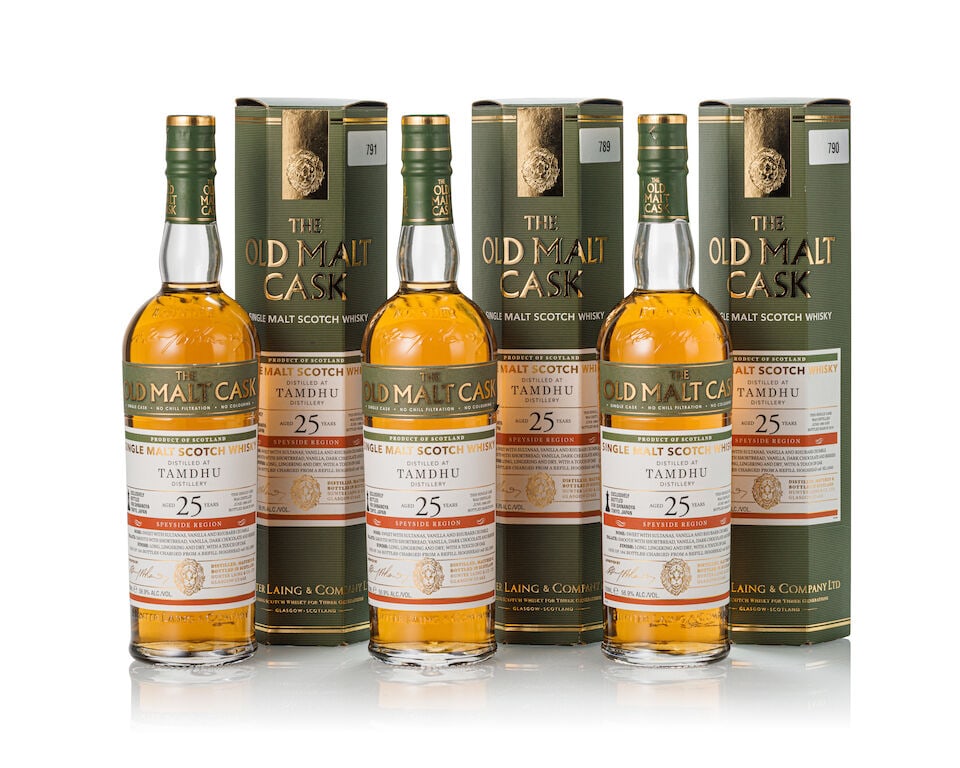 Tamdhu Old Malt Cask 25 Year Old, 1990 (3x 700ml) (1 of 2)