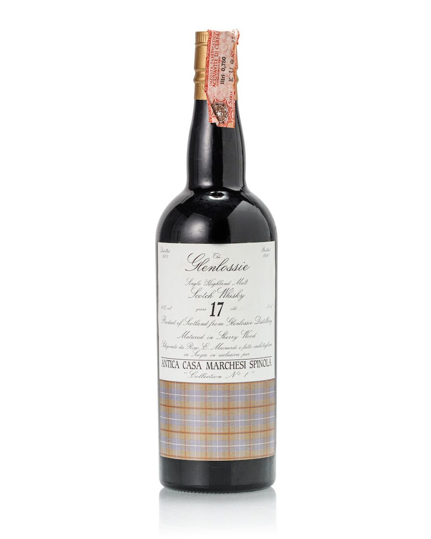 Glenlossie 17 Year Old Spinola Collection No. 1, 1973 (1x 750ml) (1 of 3)