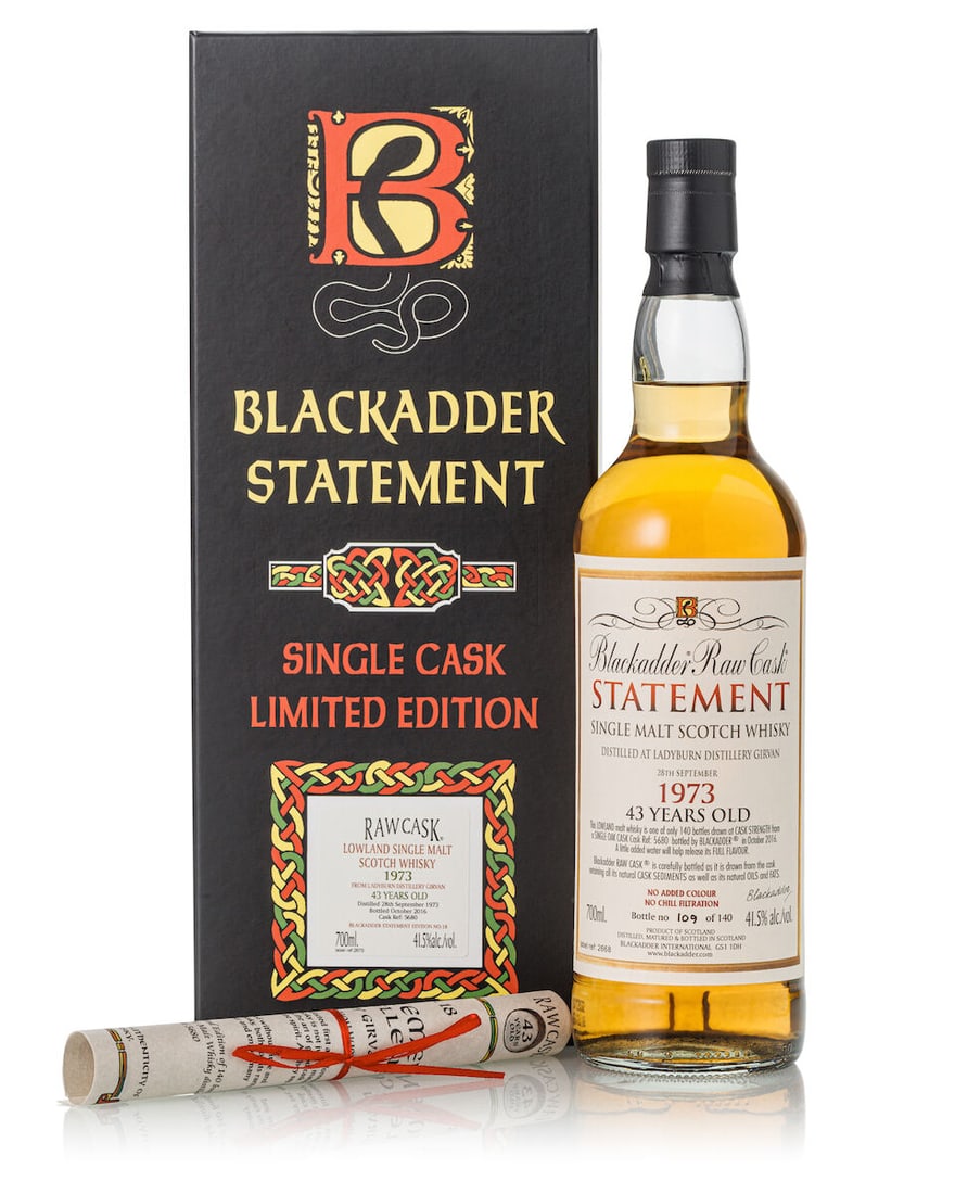 Ladyburn Blackadder Raw Cask 43 Year Old #5680, 1973 (1x 700ml) (1 of 3)