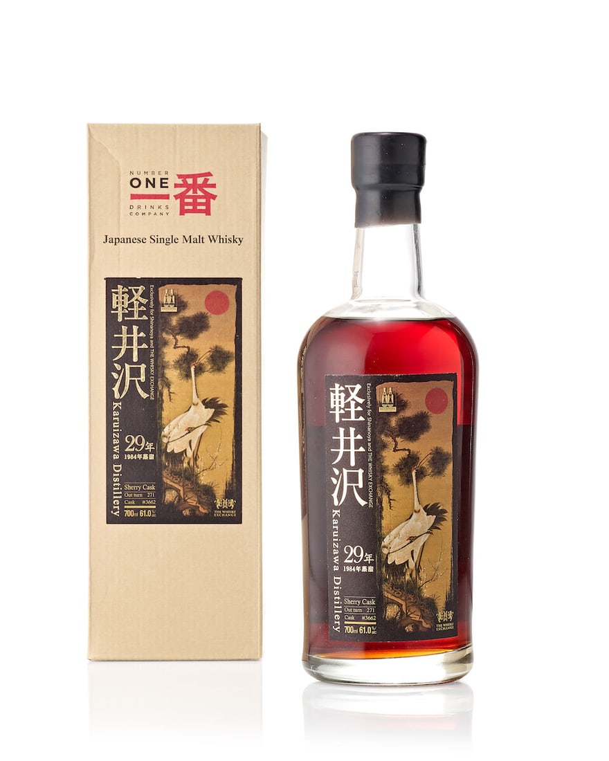 輕井沢 Karuizawa 29 Year Old Cask #3662 旭日松鶴ࢵ...: 輕井沢 Karuizawa 29 Year Old Cask #3662 旭日松鶴圖, 1984 (1x 700ml) Region: Japan Label: good label Packaging: in original carton Alcohol content: