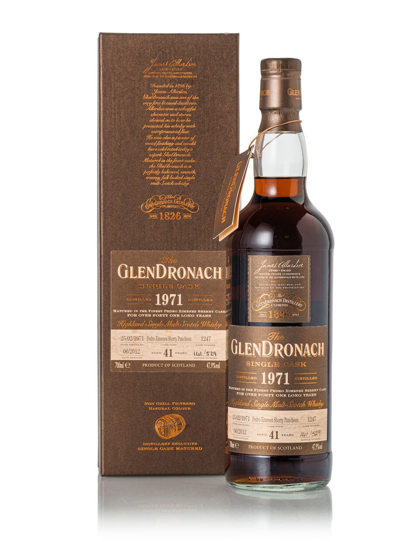 Glendronach 41 Year Old Cask #1247, 1971 (1x 700ml) (1 of 3)