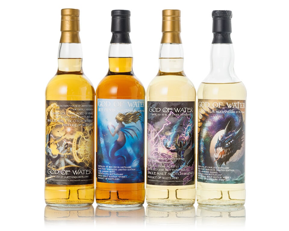 Ben Nevis 20 Year Old God of Water, 1996 (1x 700ml) Blair Athol 11 Year Old God of Water, 2008 (... (1 of 2)