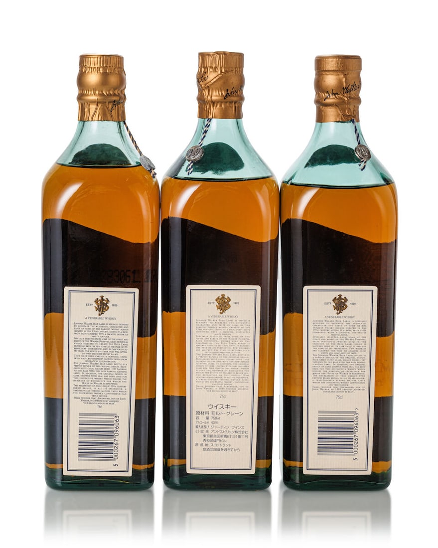 Johnnie Walker Blue Label (3x 750ml) - 2