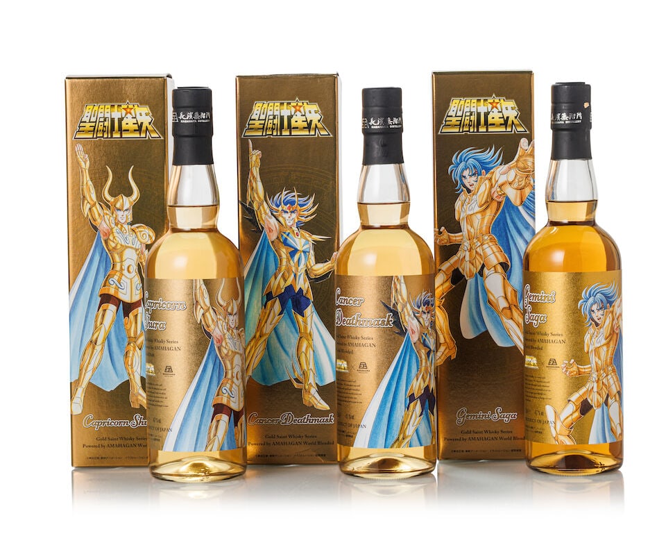 Nagahama Gold Saint Series (3x 700ml): Nagahama Gold Saint Series (3x 700ml) Region: Japan Fill Level: 3 x into neck Label: 3 x good labels Packaging: 3 x original cartons Alcohol content: 47% ABV Notes: Produced at Nagahama Distillery. Bl
