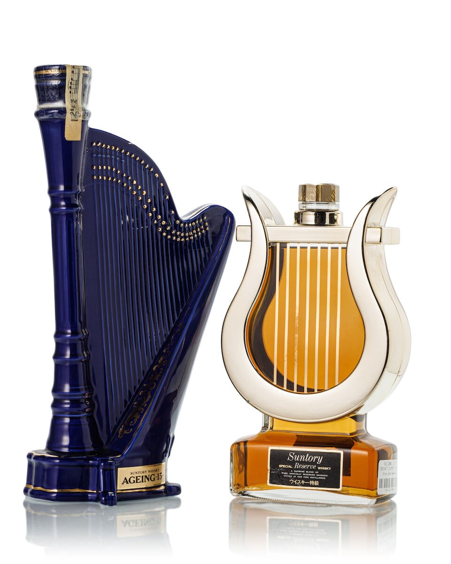 Suntory Special Reserve Harp Decanter (1x 600ml) Suntory Aging 15 Year Old Harp Decanter (1x 50... (1 of 2)