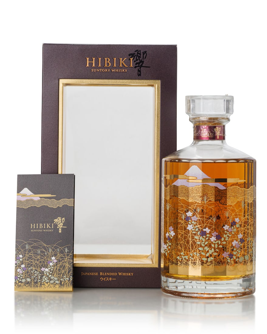 響 Hibiki 17 Year Old Mount Fuji 富士山雲圖 (1x 700ml): 響 Hibiki 17 Year Old Mount Fuji 富士山雲圖 (1x 700ml) Region: Japan Label: transfer print labelling Packaging: original carton Alcohol content: 43% ABV Notes: Prod