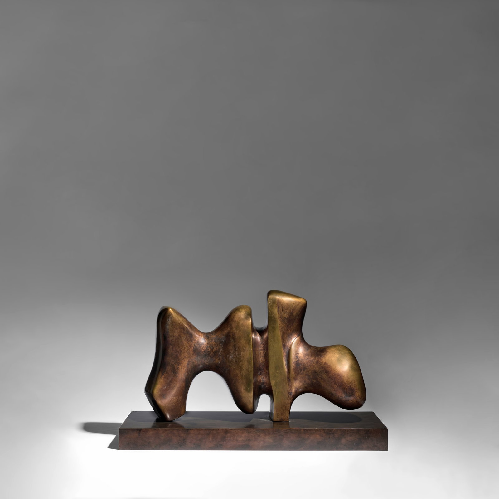 HENRY MOORE (1898-1986) Working Model for Animal Form 15 1/8 x 25 3/8 x 8 5/8 in (38.4 x 64.5 x ... (1 of 1)