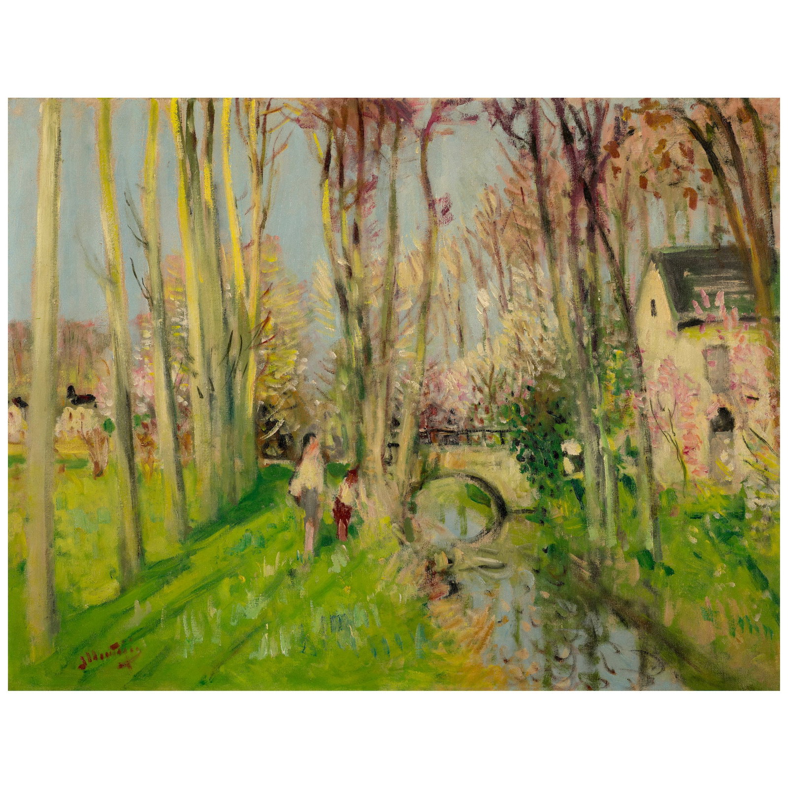 PIERRE EUGÈNE MONTÉZIN (1874-1946) Printemps à Bessé 19 3/4 x 25 9/16 in (50... (1 of 1)