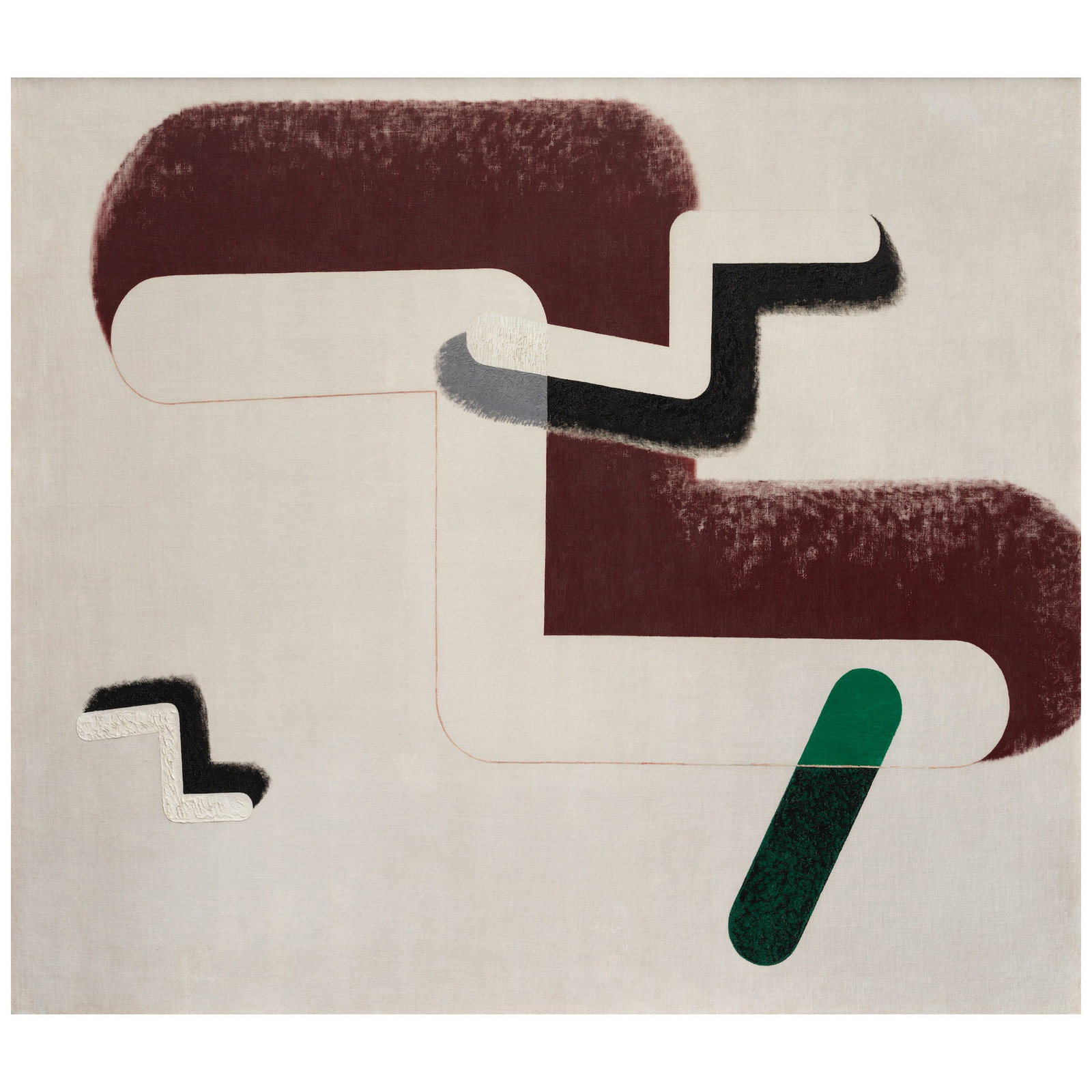 LÁSZLÓ MOHOLY-NAGY (1895-1946) CH9 40 5/16 x 50 5/16 in (102.4 x 127.8 cm) (Painted in... (1 of 3)
