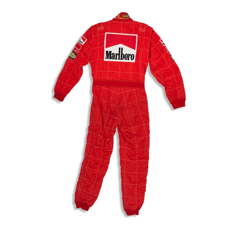 Michael Schumacher's Scuderia Ferrari 1997 Australian Grand Prix overalls, - 2