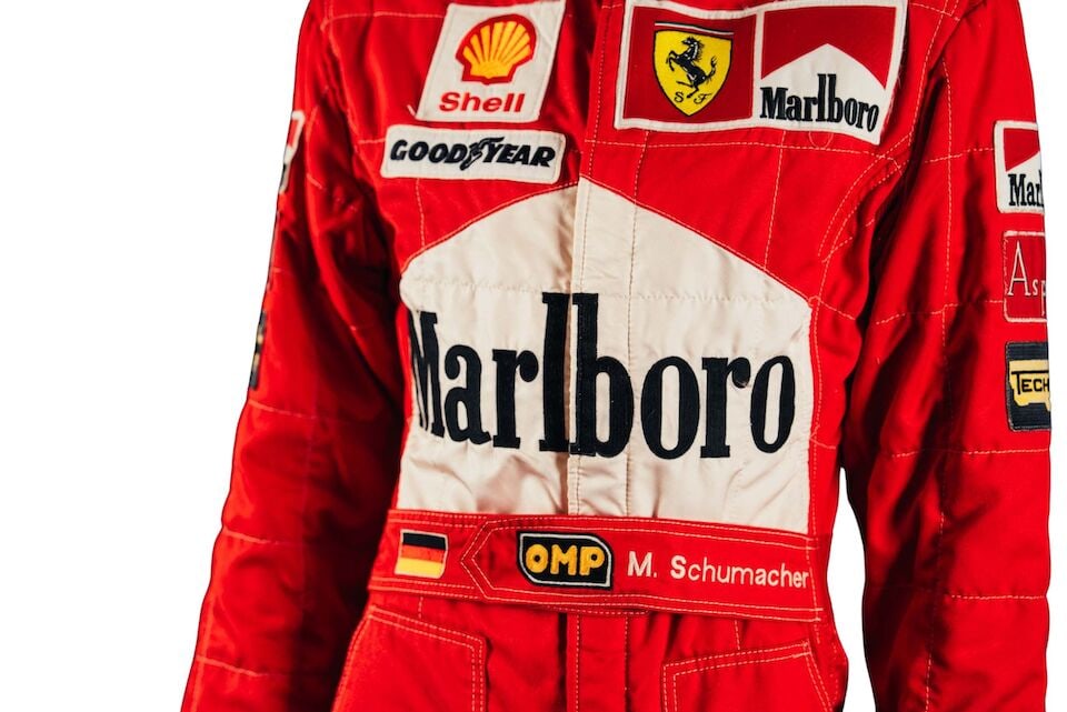 Michael Schumacher's Scuderia Ferrari 1997 Australian Grand Prix overalls, - 4