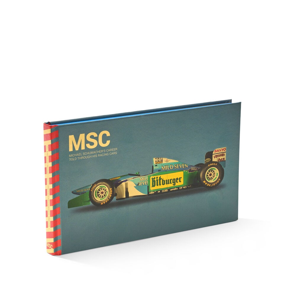 MSC Michael Schumacher's career told through his racing cars, signed by Mick Schumacher,: MSC Michael Schumacher's career told through his racing cars, signed by Mick Schumacher, Written by Sabine Kehm, Elmar Brümmer and Norbert Haug, The book is a dedicated to the 25th anniversary