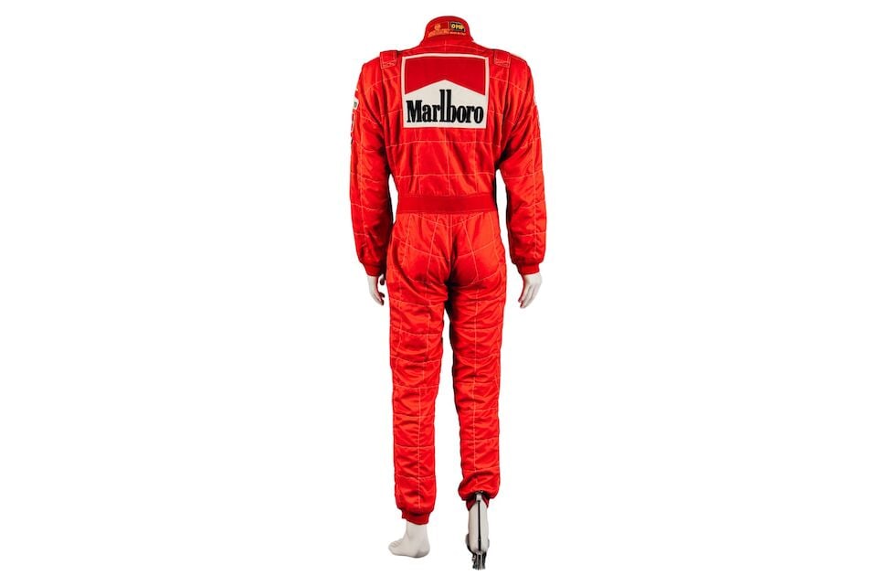 Michael Schumacher's Scuderia Ferrari 1998 San Marino Grand Prix overalls, - 4
