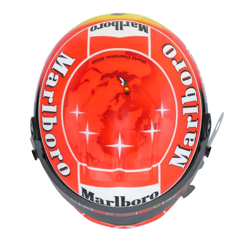 A Michael Schumacher 2002 Scuderia Ferrari RF1 German, Hungarian & Italian GP replica helmet, wi... - 4