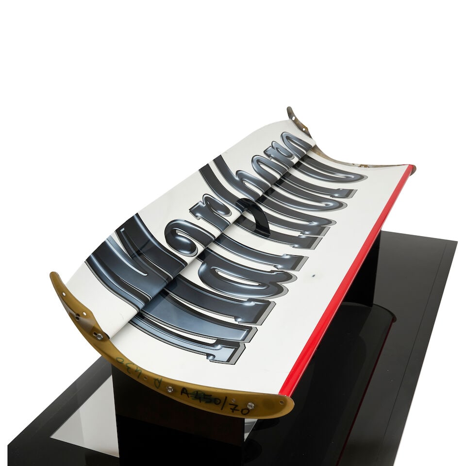 A Scuderia Ferrari F2004 'Marlboro' rear wing, believed from Michael Schumacher's car, - 2