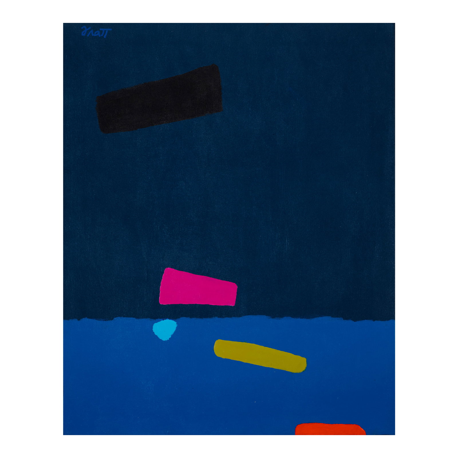 DOROTHY FRATT (1923-2017) Midnight Choir 26 x 21 in (66 x 53.4 cm) (Painted in 1989): DOROTHY FRATT (1923-2017) Midnight Choir signed 'Fratt' (upper left); signed, inscribed and dated 'Midnight Choir 1989 Fratt' (on the reverse) acrylic on canvas 26 x 21 in (66 x 53.4 cm) Painted in 19