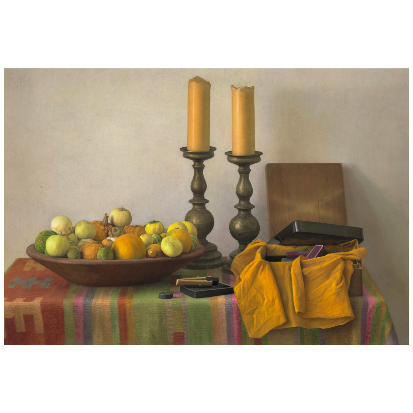 CLAUDIO BRAVO (1936-2011) Japanese Objects 29 3/4 x 43 3/8 in (75.5 x 110 cm) (Executed in 1986): CLAUDIO BRAVO (1936-2011) Japanese Objects signed and dated 'Claudio Bravo/MCMLXXXVI' (lower right) pastel on paper 29 3/4 x 43 3/8 in (75.5 x 110 cm) Executed in 1986 Footnotes: Provenance