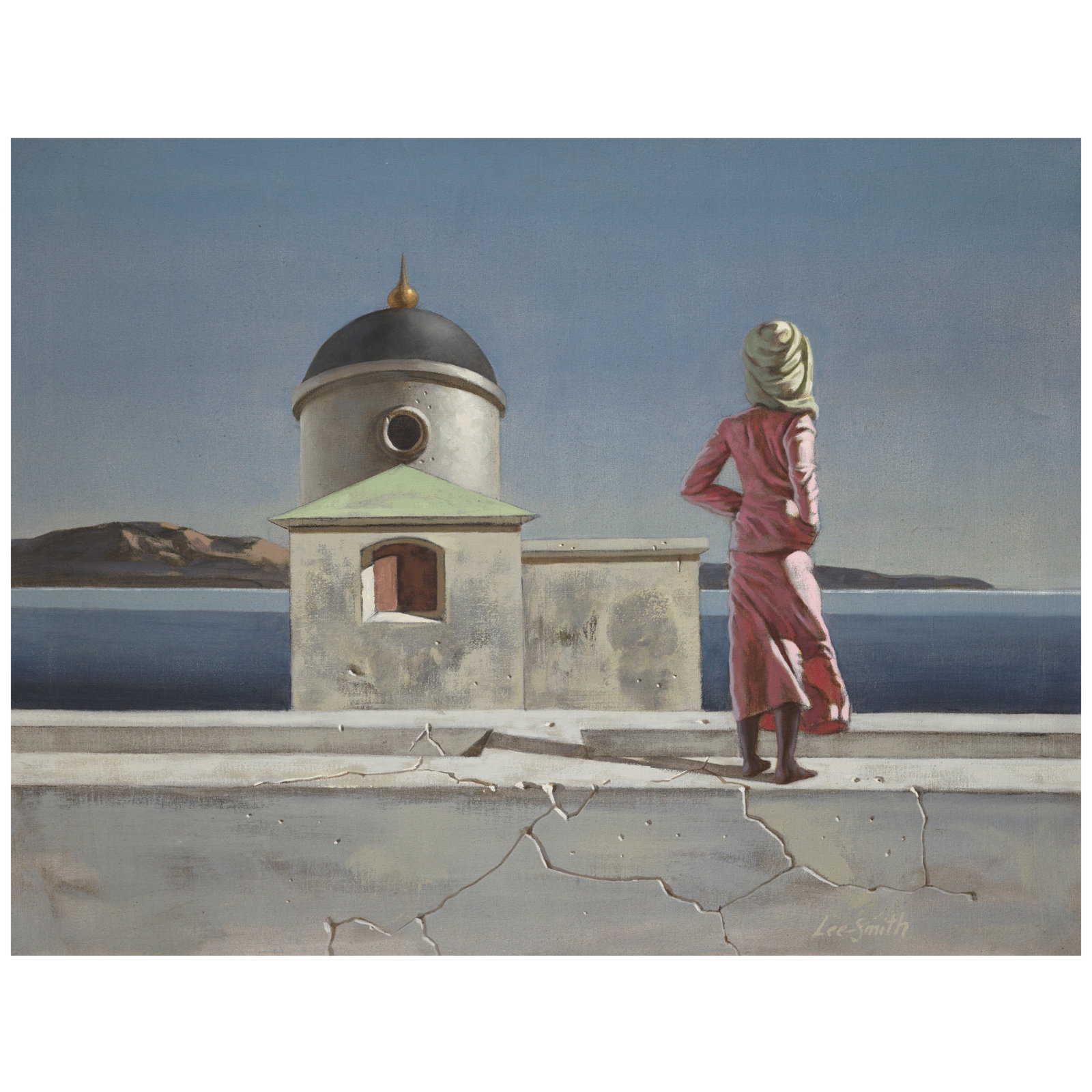 HUGHIE LEE-SMITH (1915-1999) The Watcher 26 x 34 in (66.0 x 86.4 cm) (Painted circa 1980 ) (1 of 1)