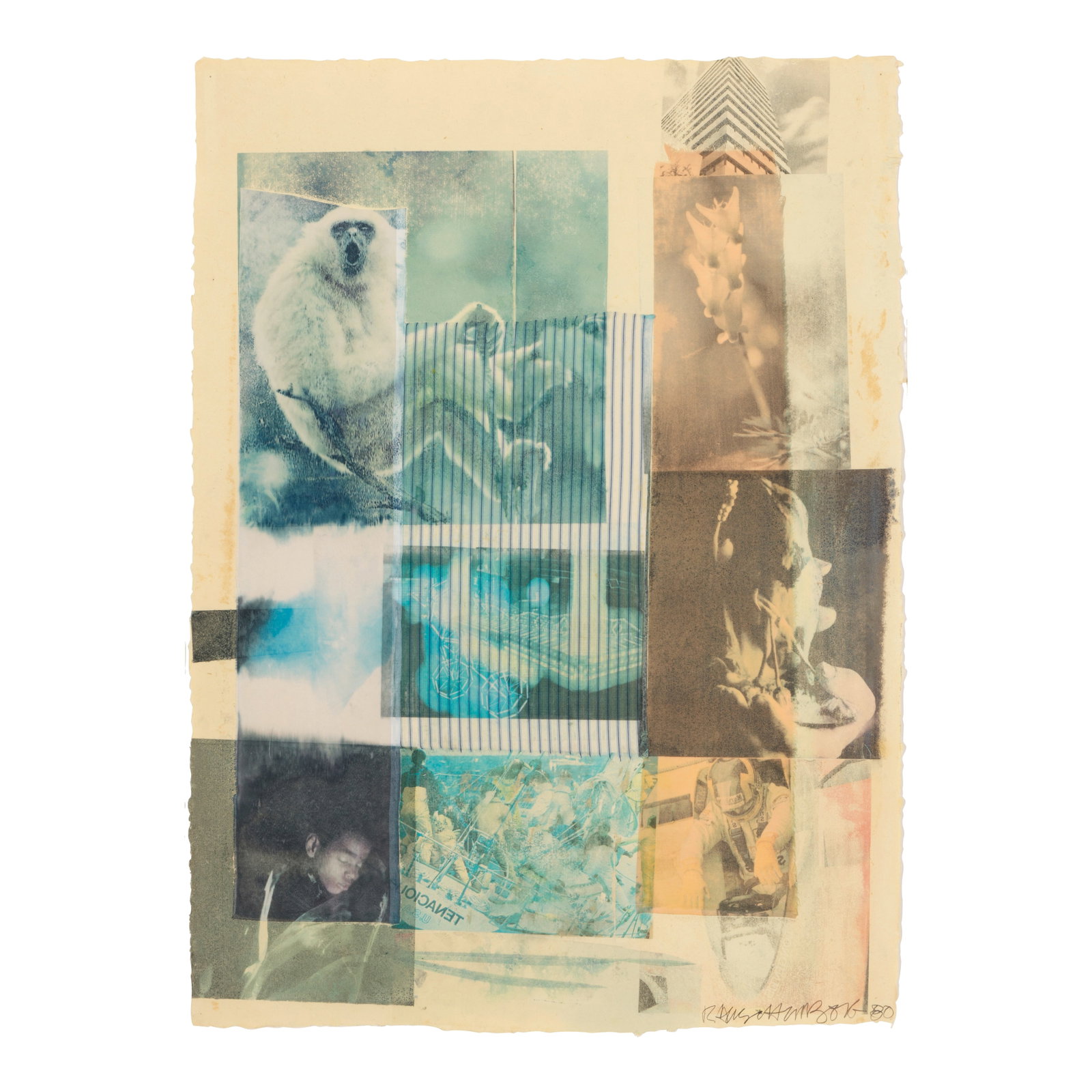 ROBERT RAUSCHENBERG (1925-2008) Koan 31 1/2 x 23 in (80 x 58.4 cm) (Executed in 1980) (1 of 1)