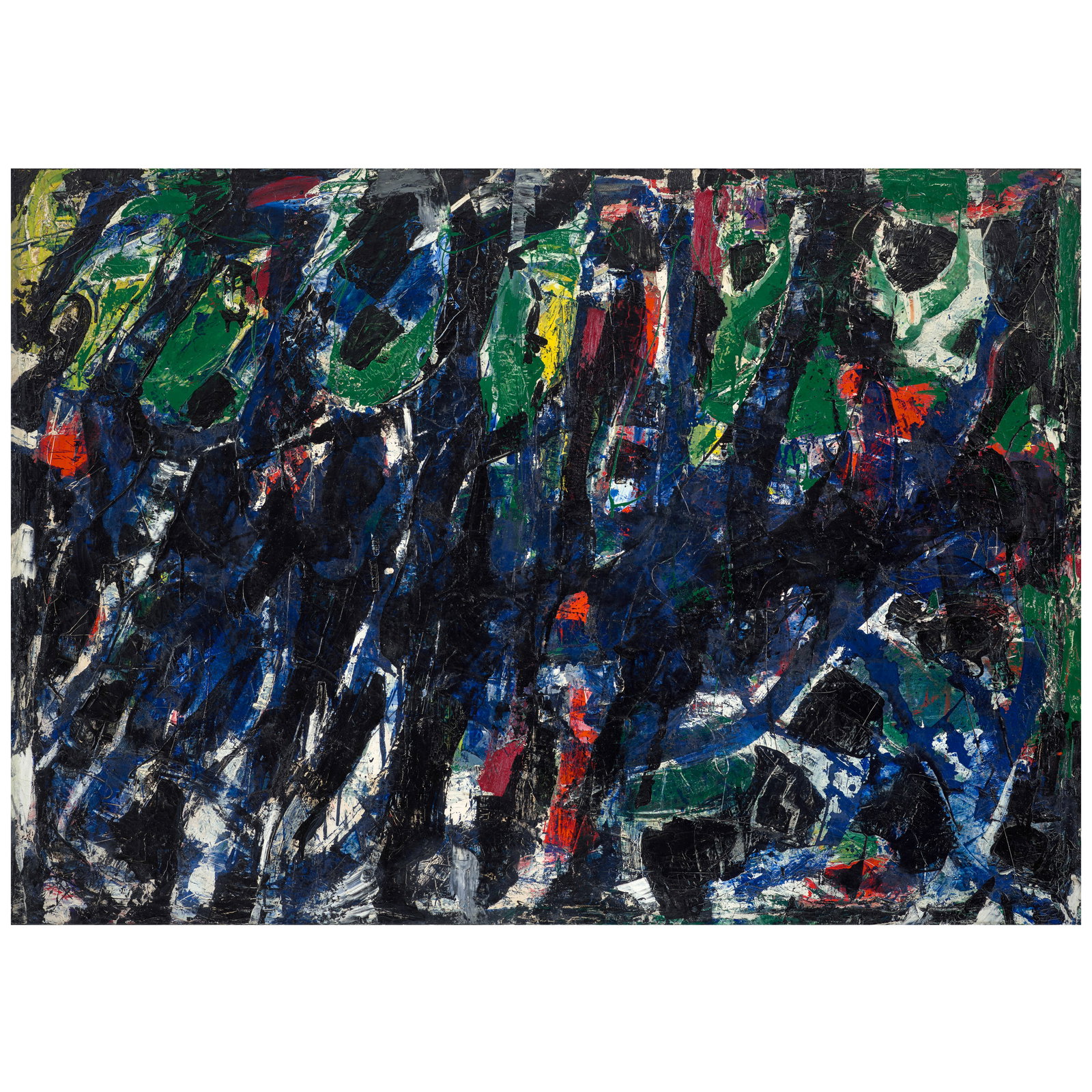 STEPHEN S. PACE (1918-2010) 55-16 48 1/8 x 68 1/8 in (122.2 x 173.1 cm) (Painted in 1955) (1 of 1)