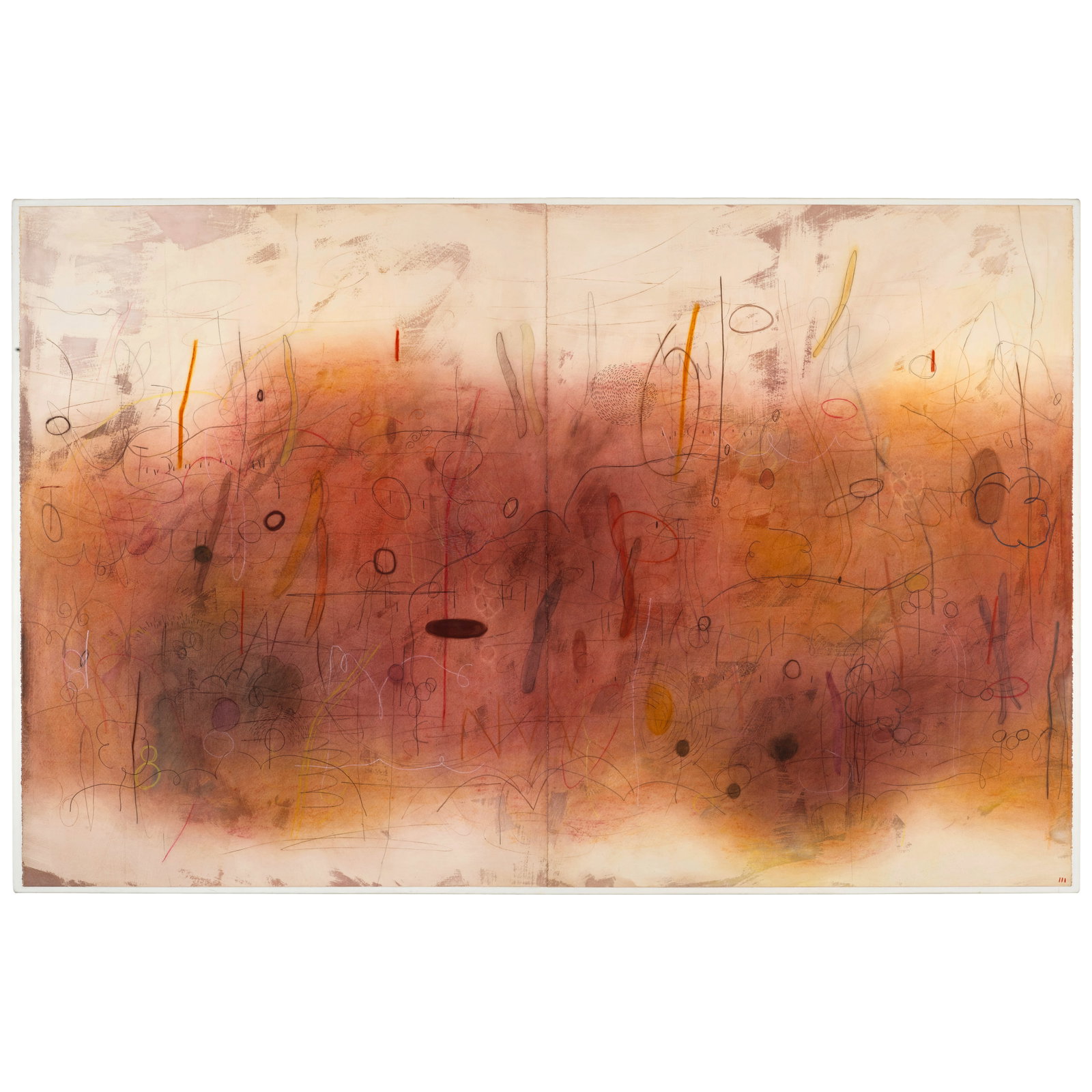 EMMI WHITEHORSE (B. 1957) Upshoot 51 x 78 1/2 in (129.5 x 199.4 cm) (Executed in 1999) (1 of 1)