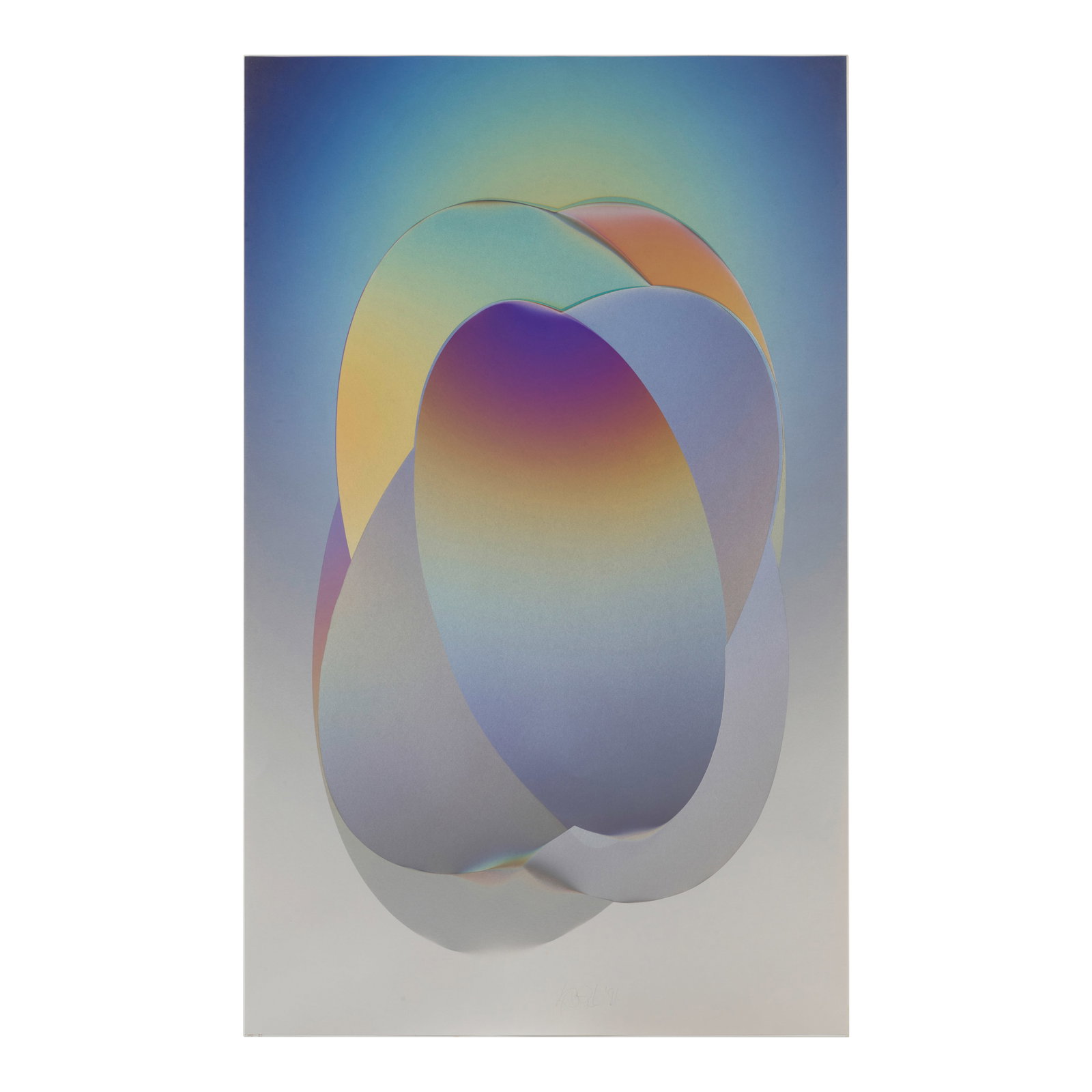 LARRY BELL (B. 1939) EL 37 56 5/8 x 34 7/8 in (143.8 x 88.6 cm) (Executed in 1981) (1 of 1)