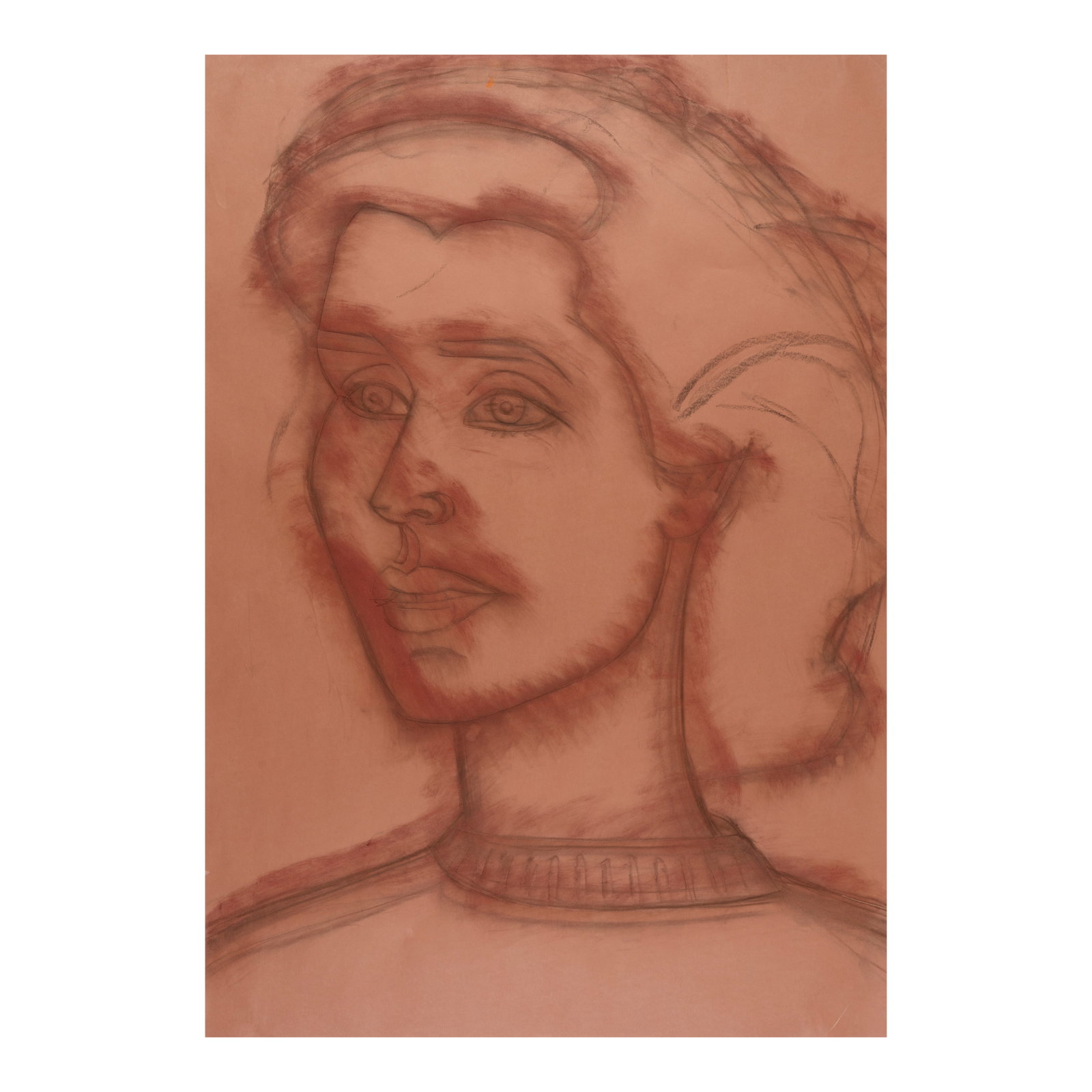 ALEX KATZ (B. 1927) Vivien 44 x 30 5/8 in (111.8 x 77.6 cm) (Executed in 1988) (1 of 1)