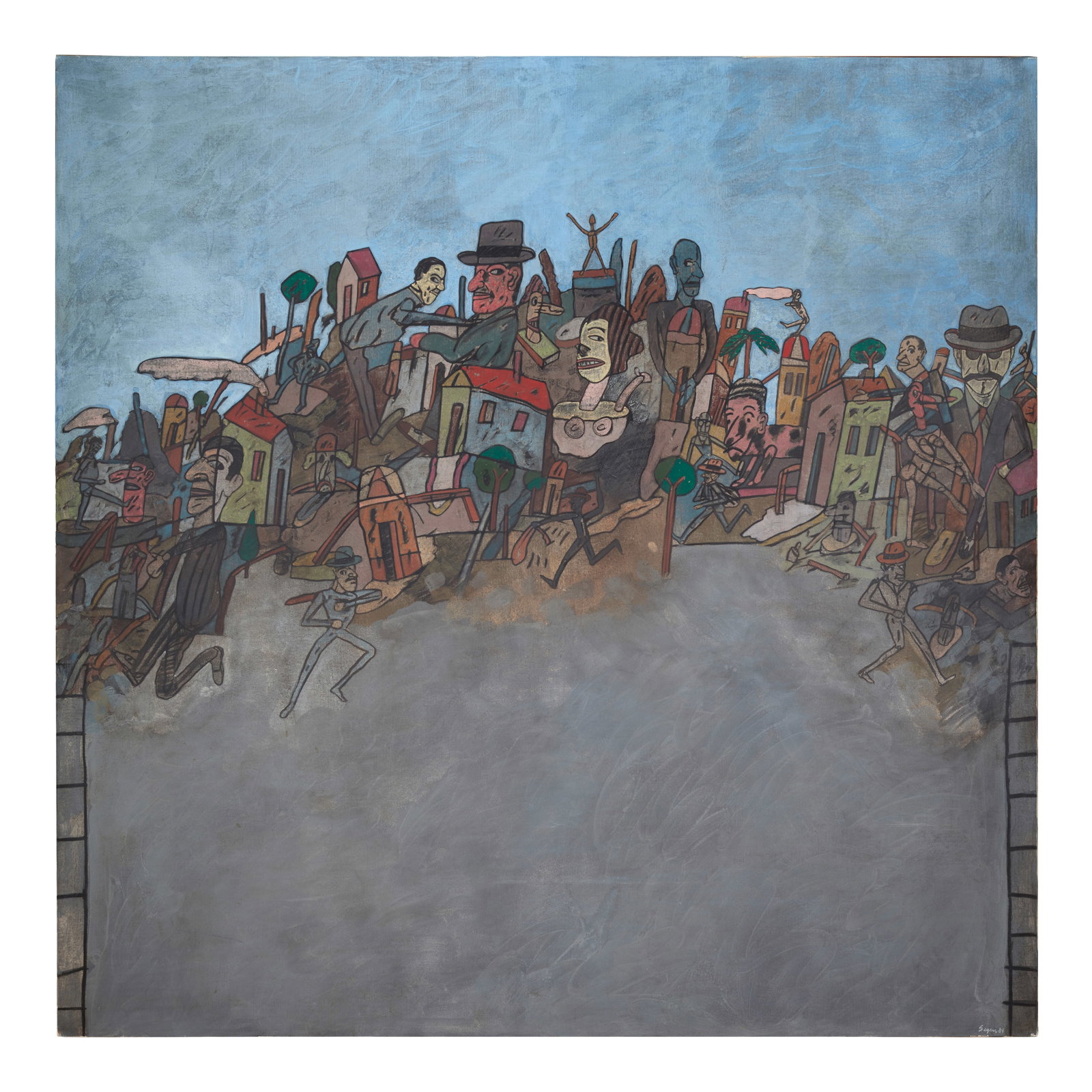 ANTONIO SEGUÍ (1934-2022) Barroco tropical 78 5/8 x 78 3/4 in (199.5 x 200 cm) (Painted in ... (1 of 1)