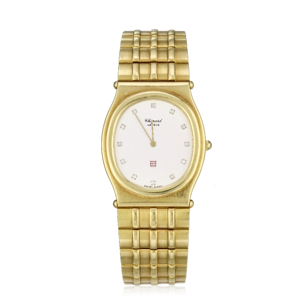 Chopard. An 18K gold diamond set quartz bracelet watch Monte Carlo, Ref: 312180-0001, Circa 1995 (1 of 1)